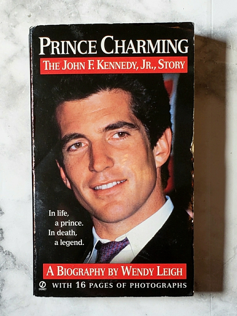 Vintage 1999 JFK Jr. Prince Charming Celebrity Biography RARE Illustrated
